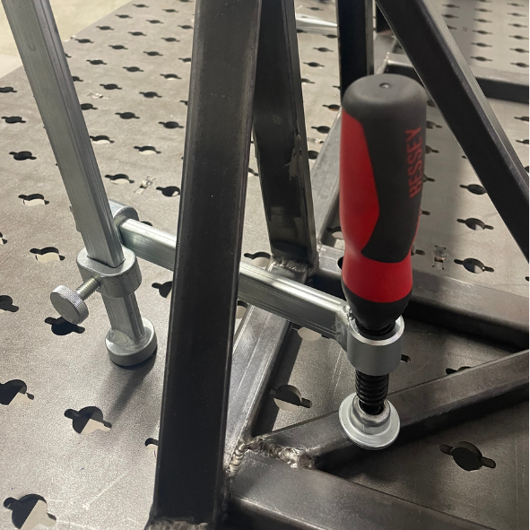 Presse fixation rapide à visser - col de cygne réglable – Image 4