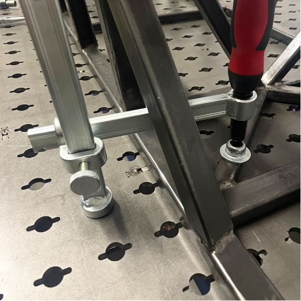 Presse fixation rapide à visser - col de cygne réglable – Image 3